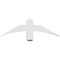 Ekena Millwork Bellingham Architectural Grade PVC Gable Bracket, 36"W x 10 1/2"H x 4"D x 4"F, 7/12 Pitch GBP036X11X0404BEL00 - alternate 3